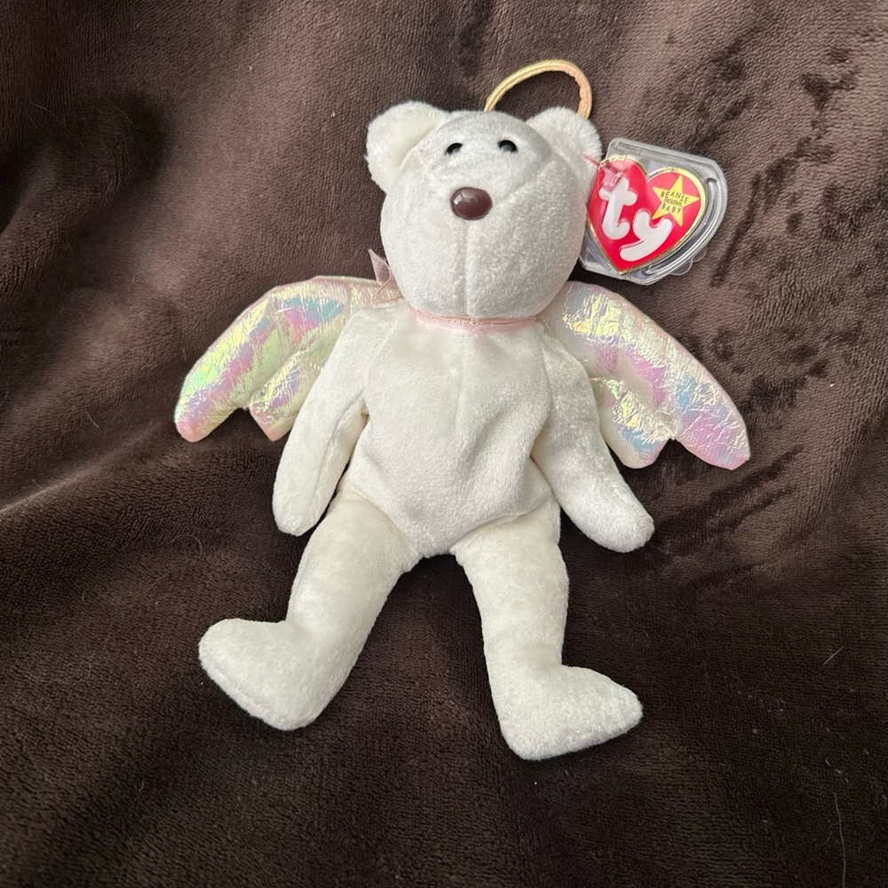 Ty White and Cream Stuffed Animal Collection